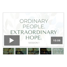 Ordinary People, Extraordinary Hope Video Series Bundle 