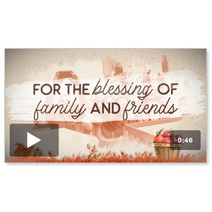 A Thanksgiving Prayer: Mini-Movie Video Downloads