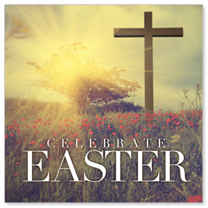 Celebrate Easter Cross Postcard - Church Postcards - Outreach Marketing