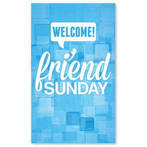 Friend Sunday Welcome WallBanners