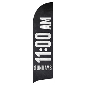 Slate 11 AM Flag Banner