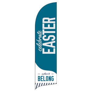 To Belong Easter Flag Banner