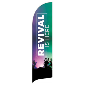 Revival is Here Flag Banner