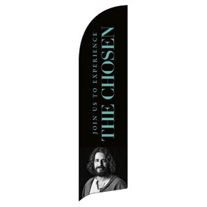 The Chosen Jesus Sermon Series Flag Banner