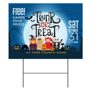 Trunk or Treat Kids 18"x24" YardSigns