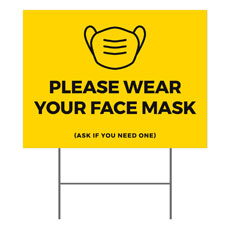 Yellow Face Mask 