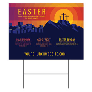 Easter Sunday Graphic 18"x24" YardSigns