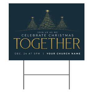 Celebrate Christmas Together YardSigns
