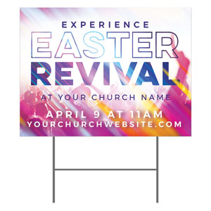 Easter Revival 18"x24" YardSigns