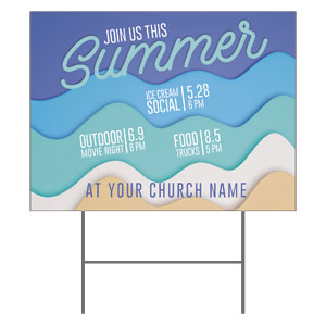 Summer Events 18"x24" YardSigns