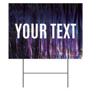 Scatter Your Text 18"x24" YardSigns