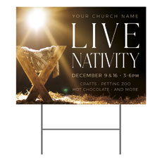 Live Nativity Manger 