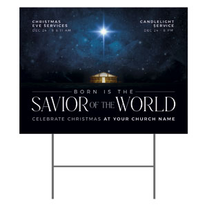 Savior of the World 18"x24" YardSigns