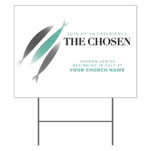 The Chosen Fish Sermon Series 18"x24" YardSigns