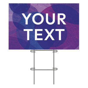 Find Your Community Your Text 36"x23.5" Large YardSigns