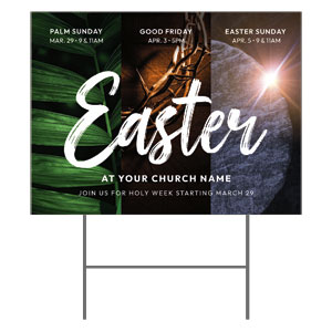 Easter Holy Week 18"x24" YardSigns