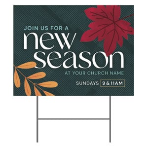 New Season Green 18"x24" YardSigns